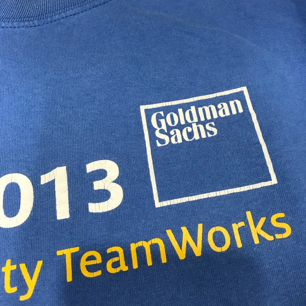 Vintage Goldman Sachs CTW Teamwork Tee corporate